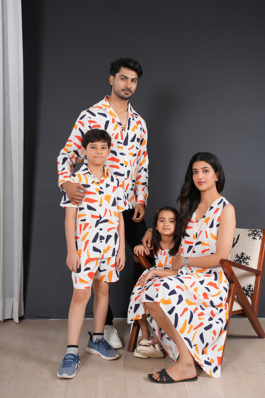 Family Matching Outfits – Summer Tropical Vacation Co-Ord Set