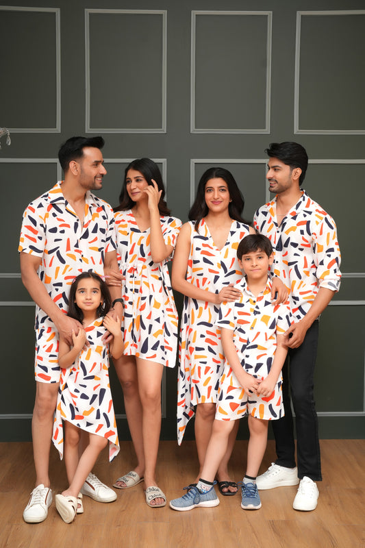 Group Matching Outfits – Coordinated Tropical Vacation Wear for Friends & Family