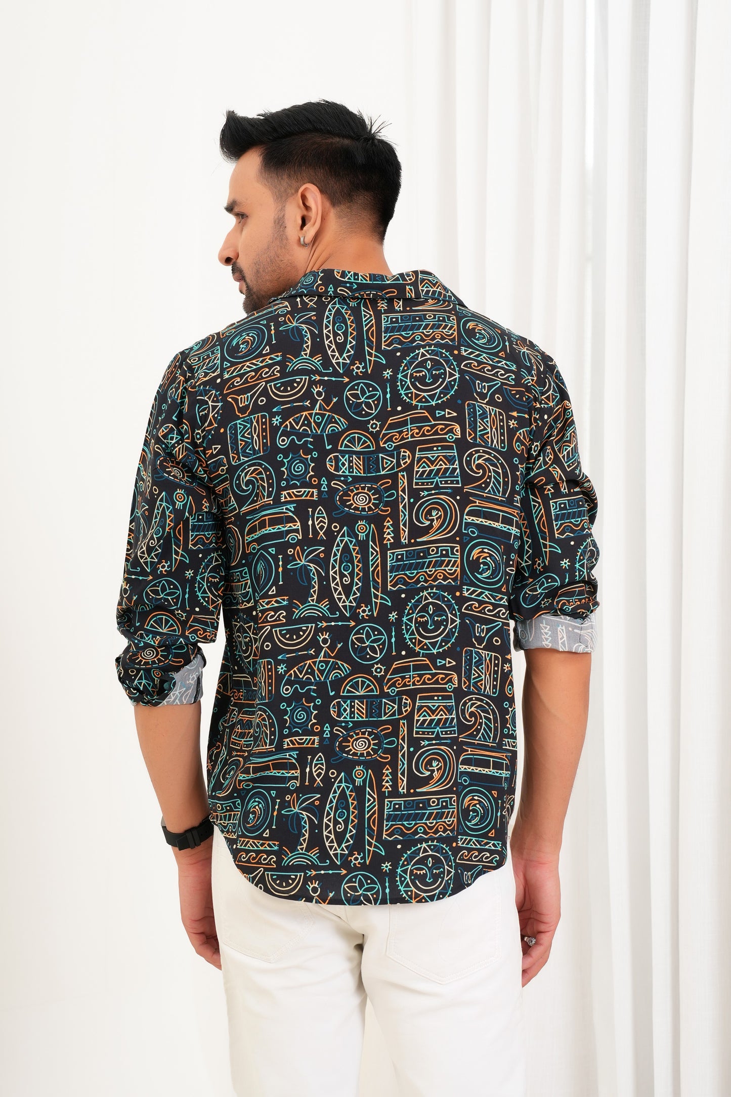 Men’s Full Sleeve Printed Shirt – Everyday Style