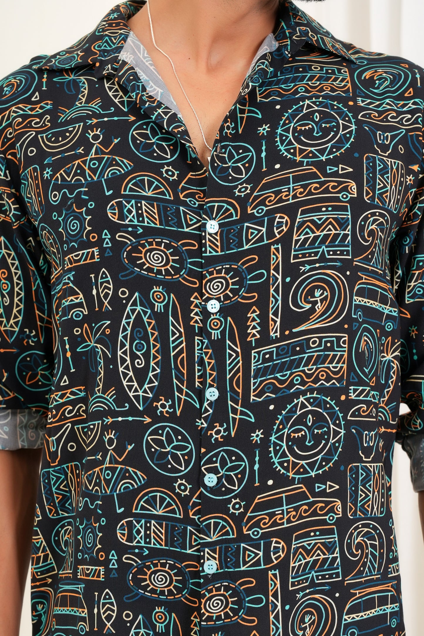 Men’s Full Sleeve Printed Shirt – Everyday Style