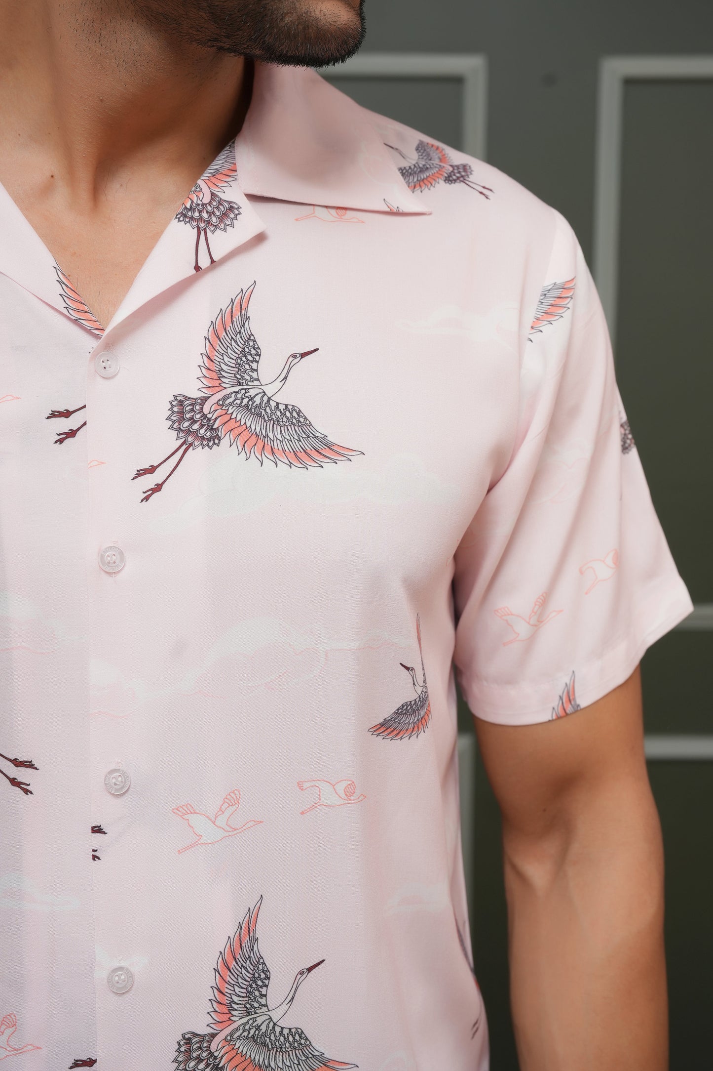Men's Short Sleeve Cabana Shirt – Lightweight Tropical Outfit