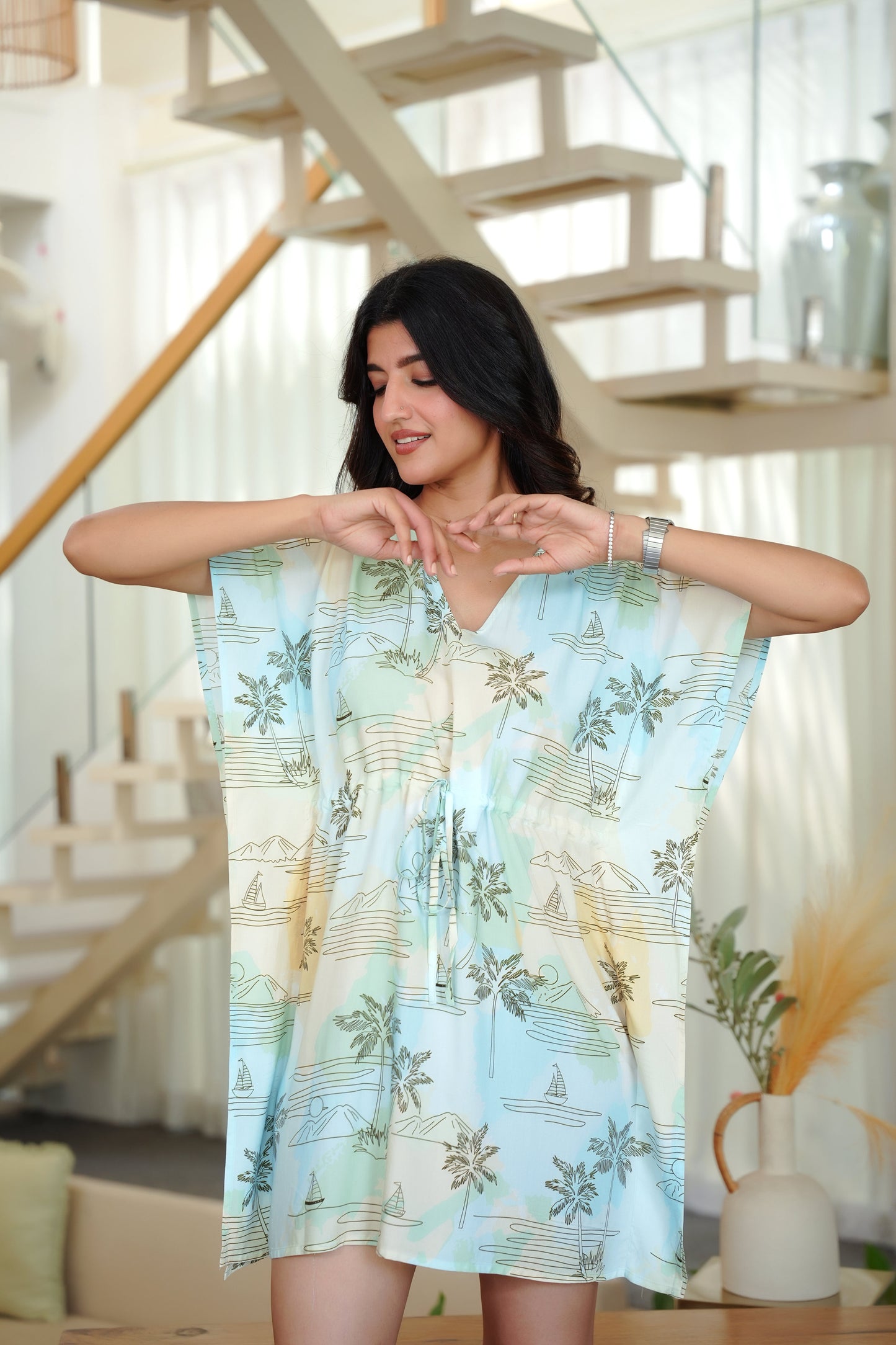Women’s Kaftan Dress – Elegant Summer Resort Outfit