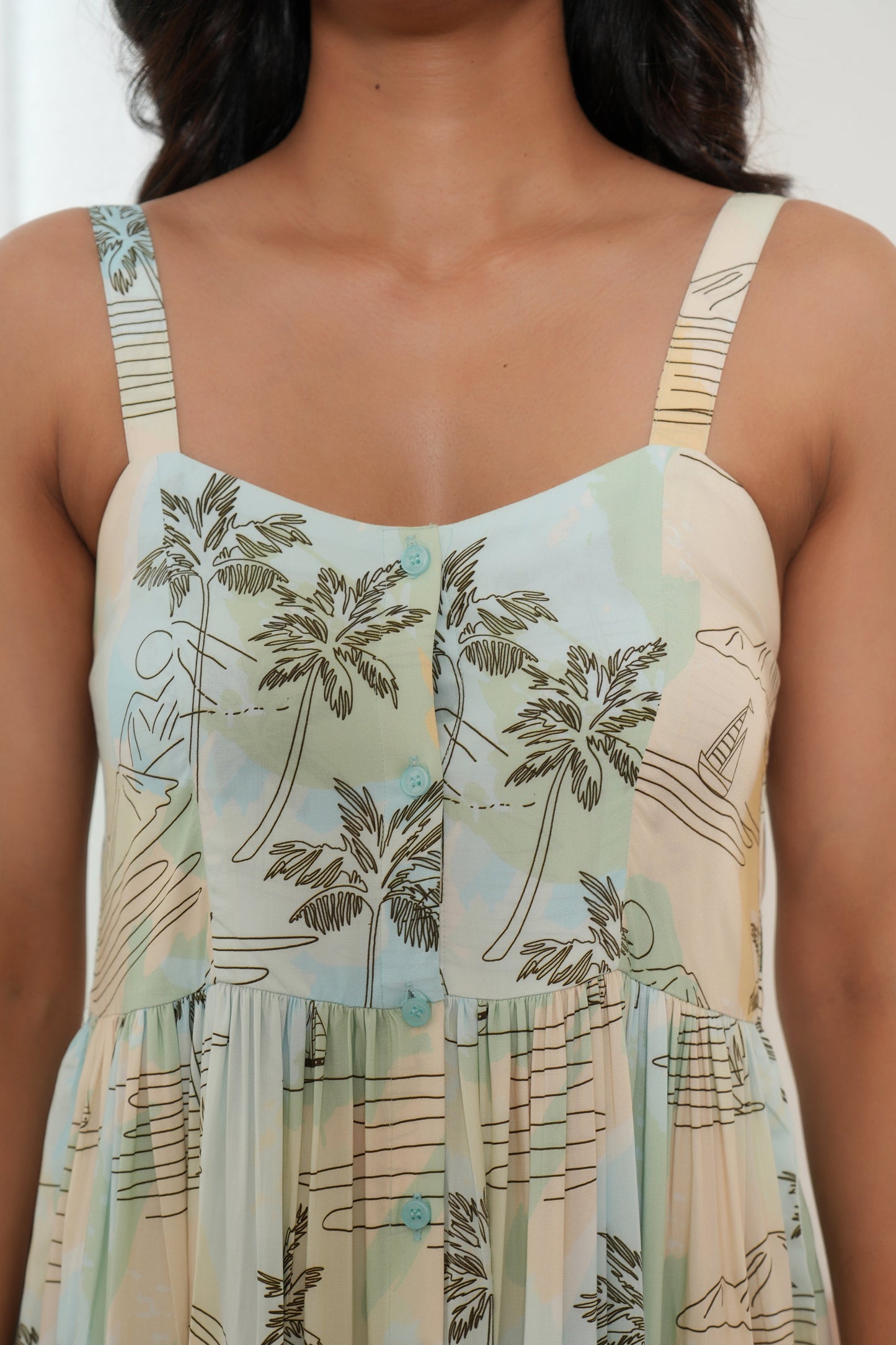 Women’s Midi Dress – Summer Beachwear & Resort Outfit