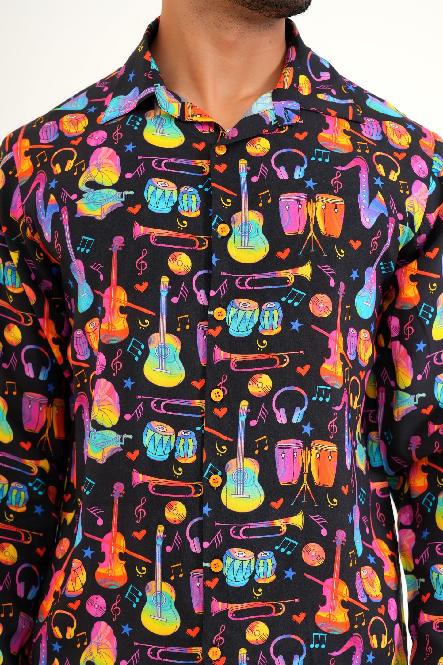 Men’S Full Sleeve Printed Shirt – Everyday Style