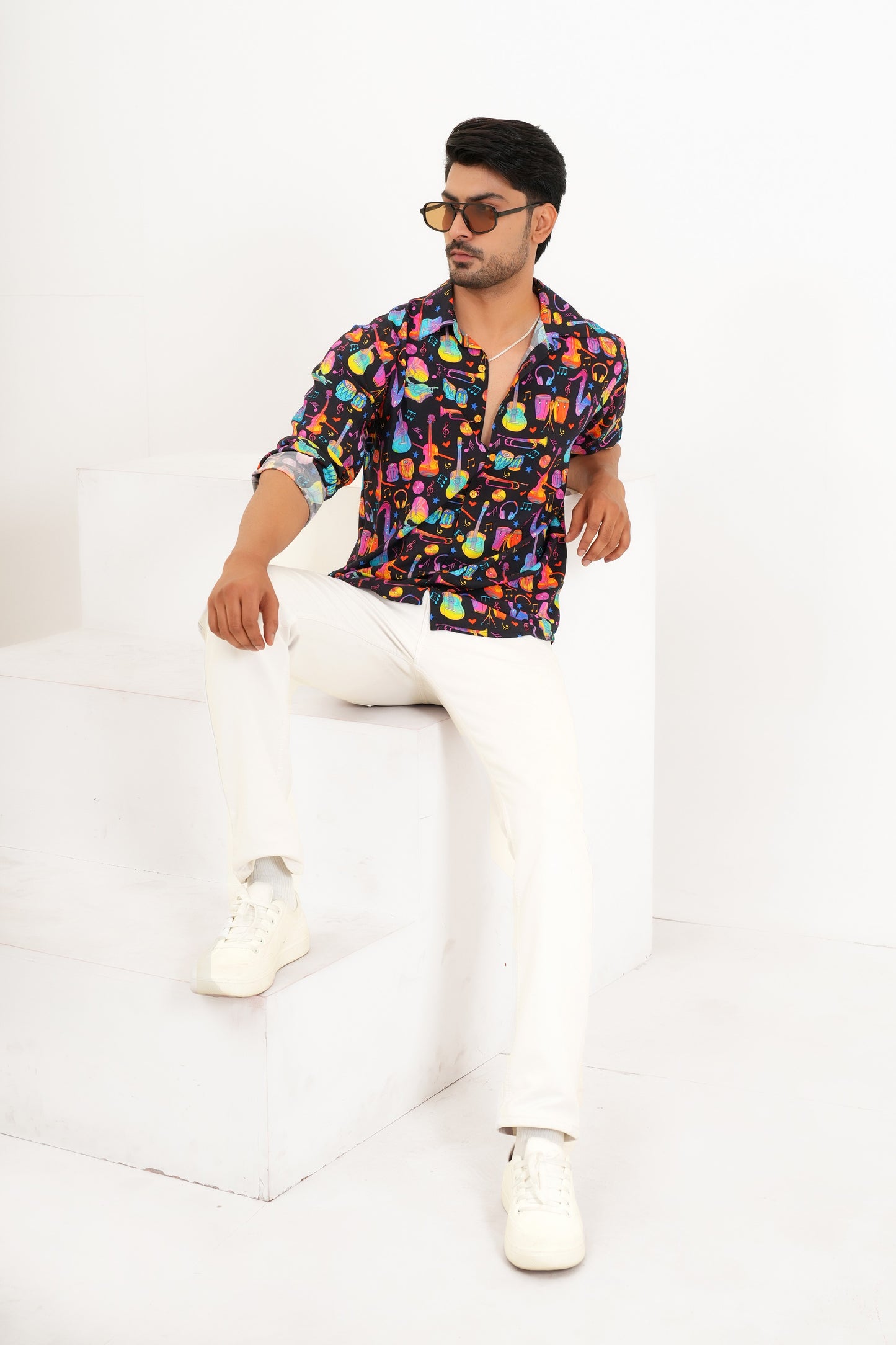 Men’S Full Sleeve Printed Shirt – Everyday Style