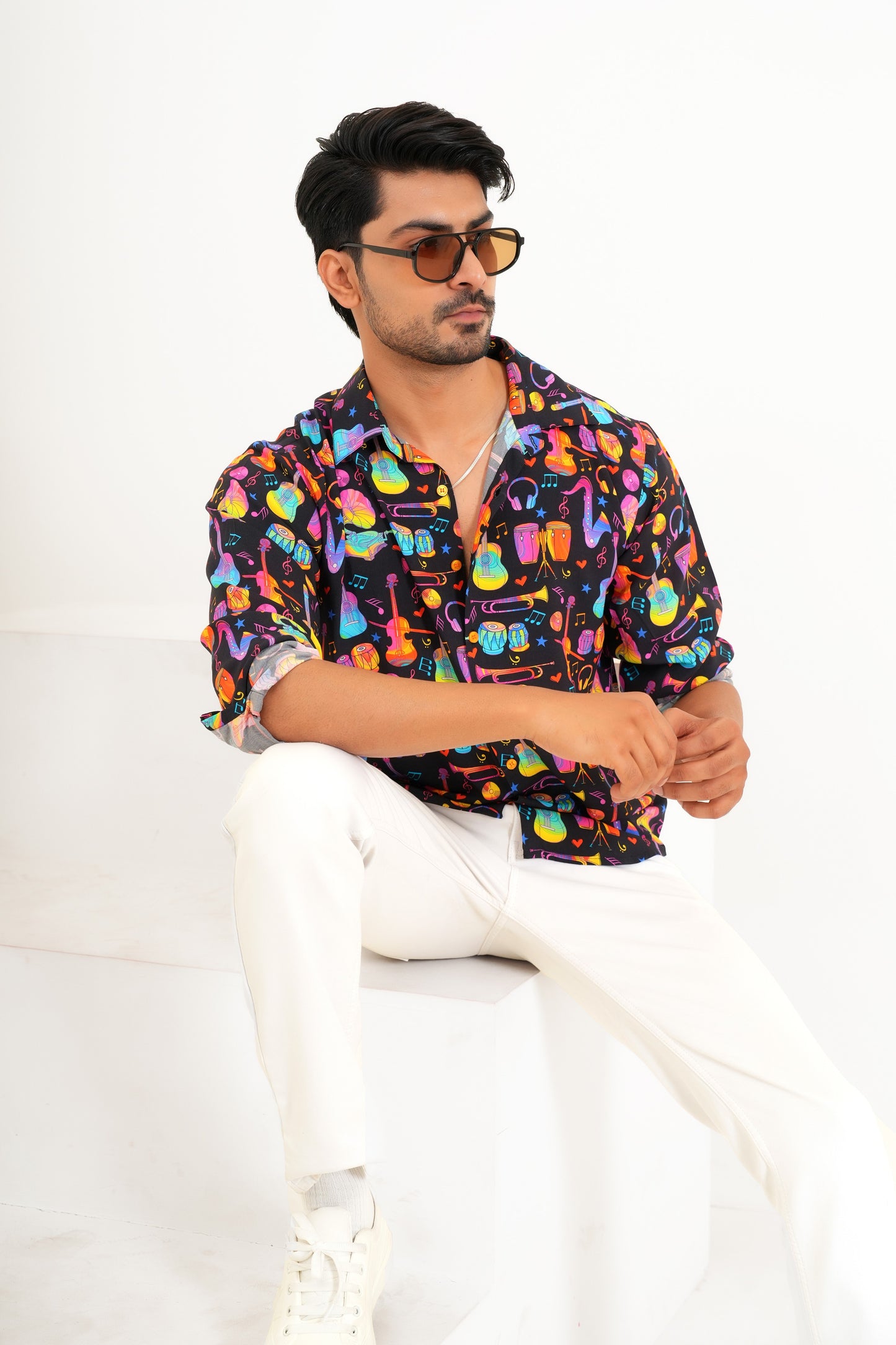Men’S Full Sleeve Printed Shirt – Everyday Style