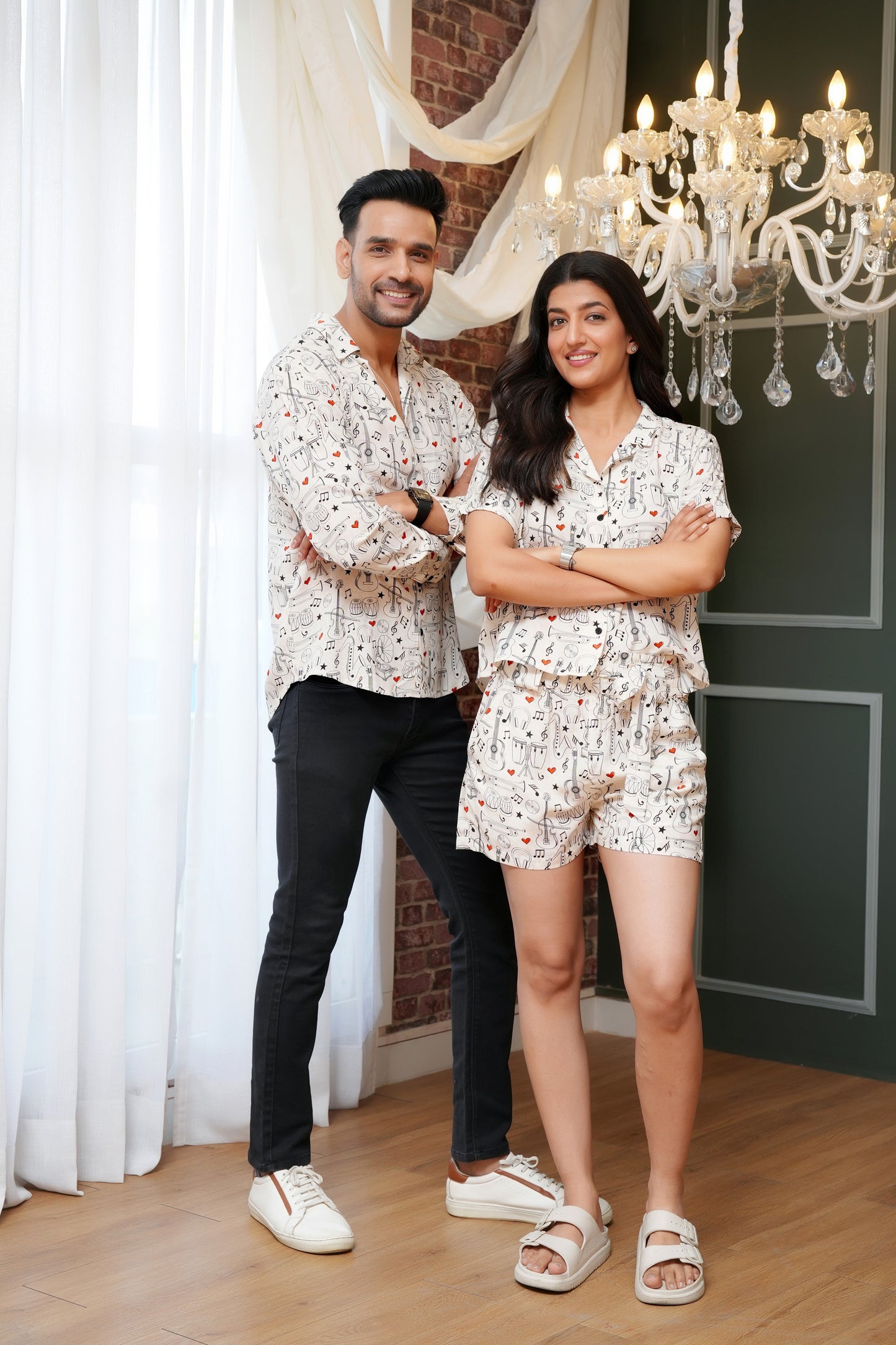 Couple Funky Combo – Matching Shirt & Co-Ord Set