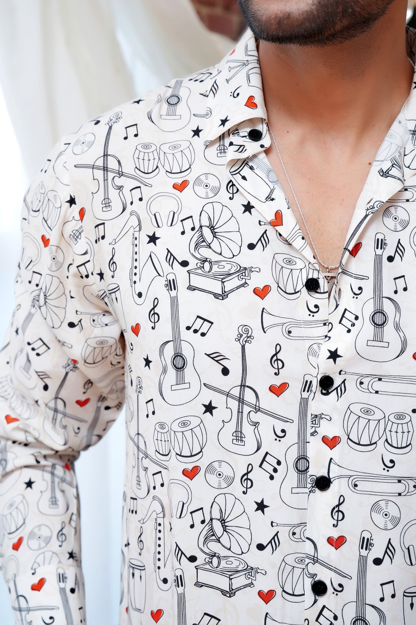Men’S Printed Shirt – Full Sleeve Casual Wear For Travel & Vacations