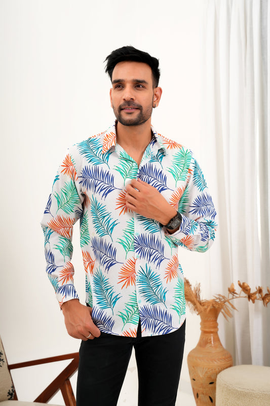 Men’s Full Sleeve Shirt – Smart & Breathable Beachwear