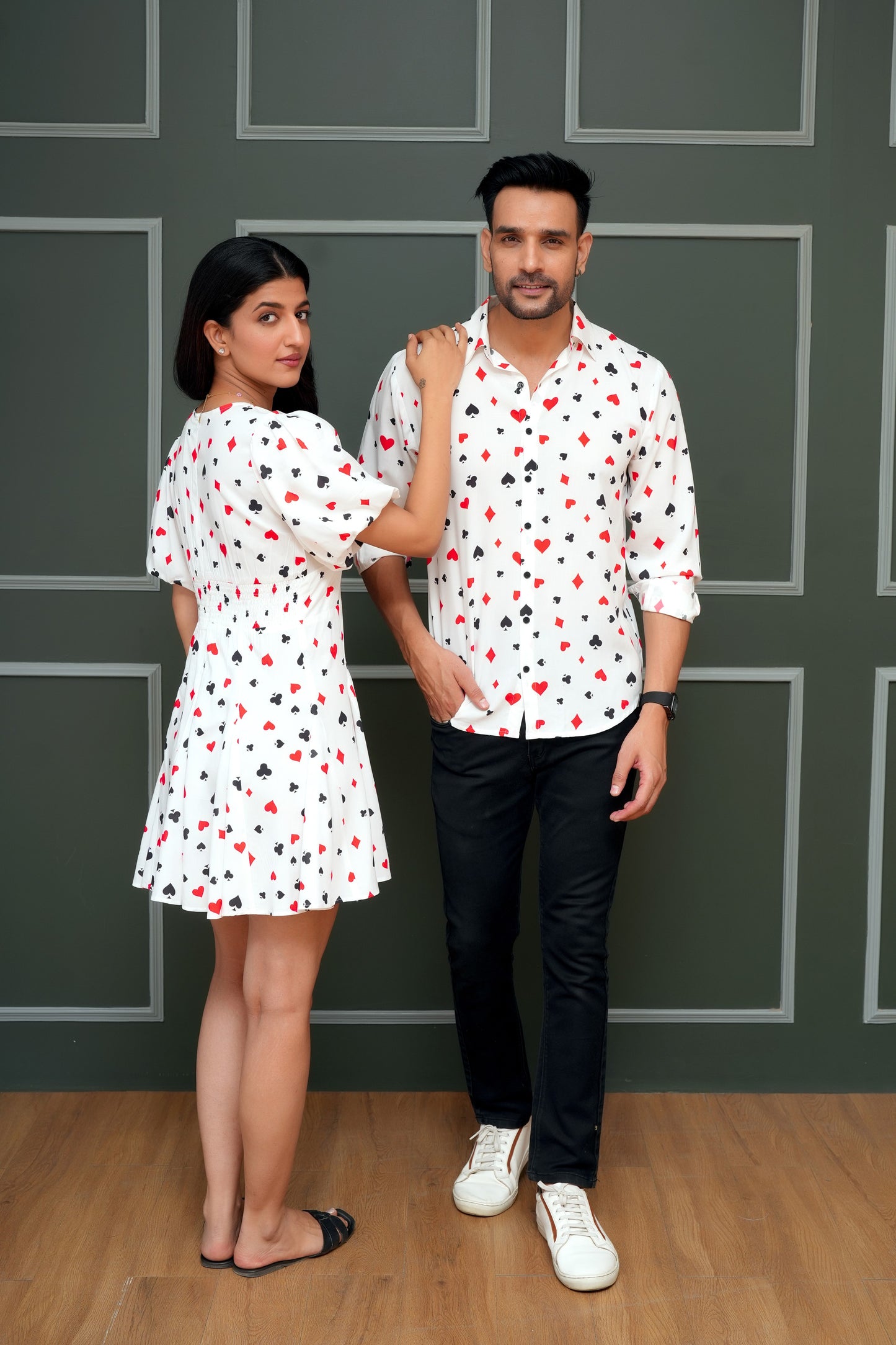 Couple Printed Combo – Matching Shirts