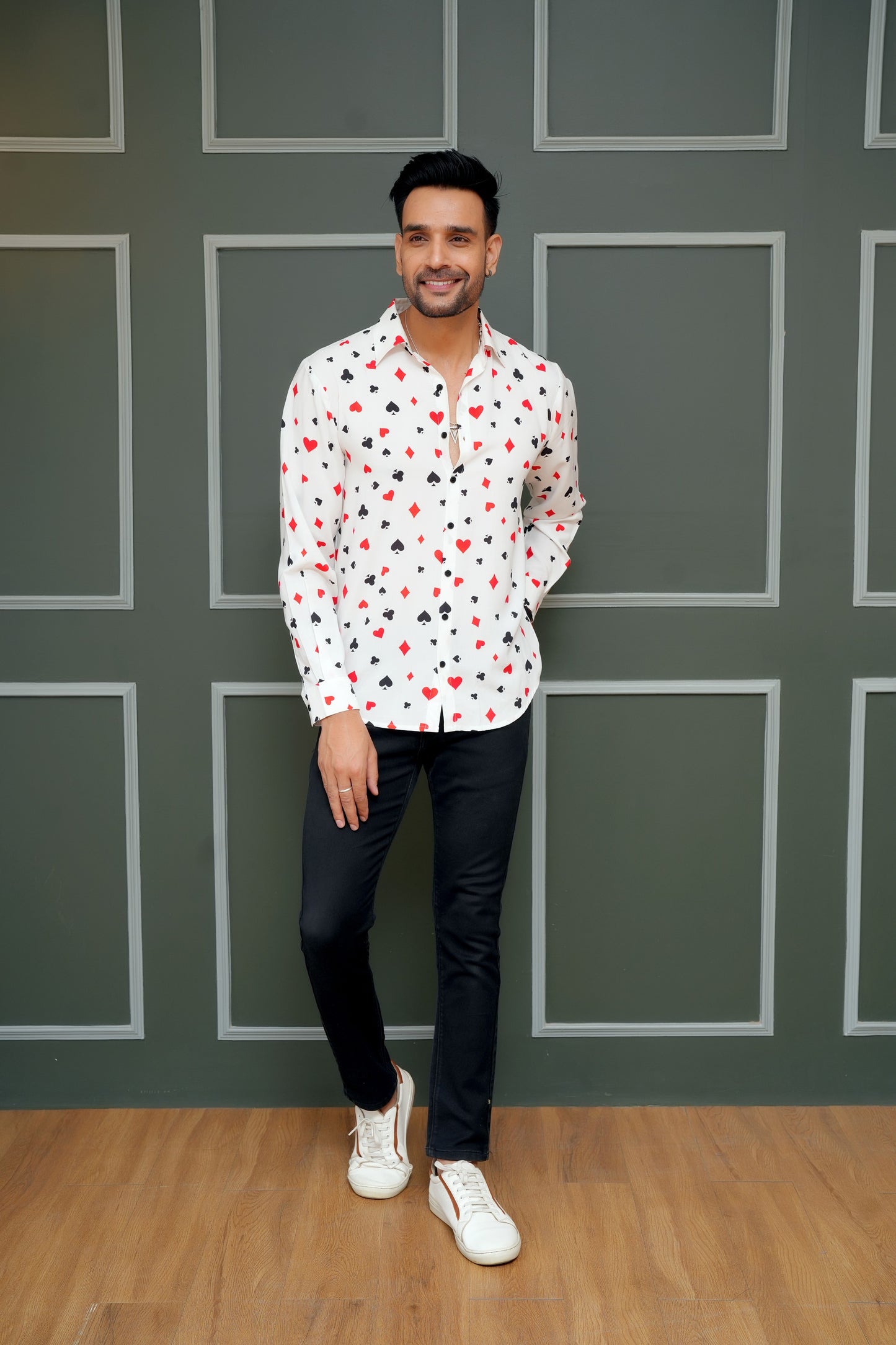 Men’s Full Sleeve Printed Shirt – Everyday Style