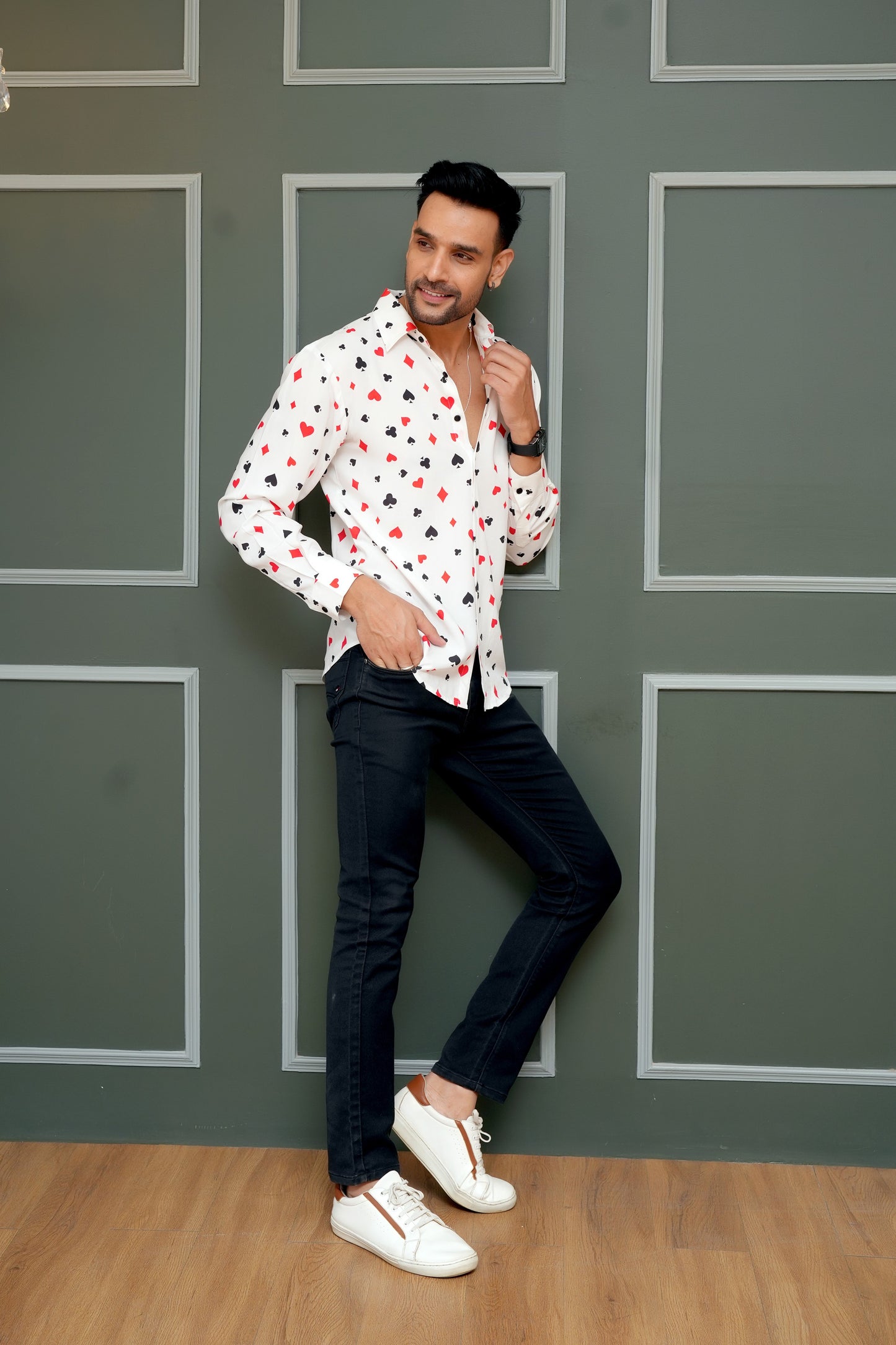 Men’s Full Sleeve Printed Shirt – Everyday Style