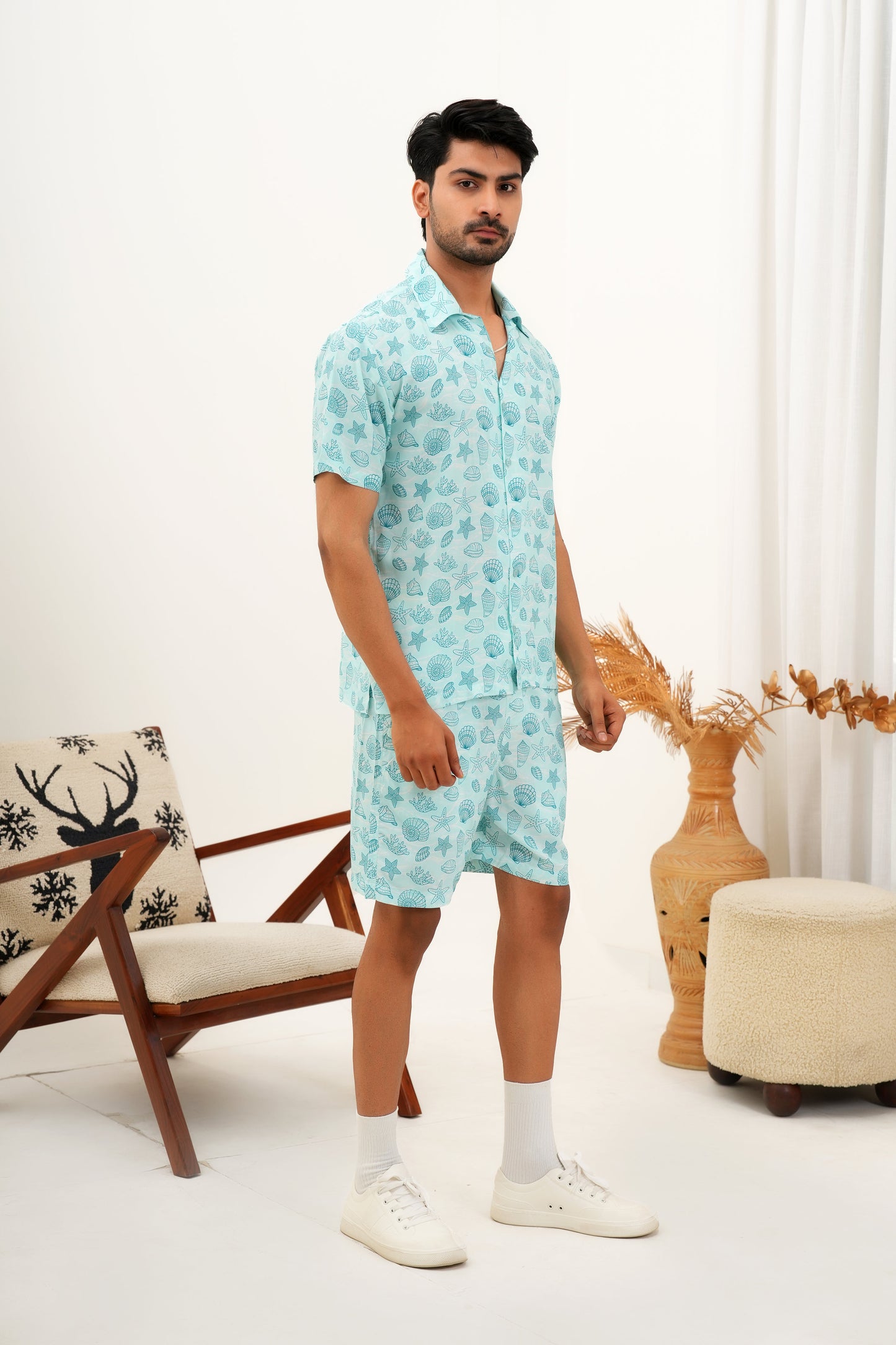 Men’s Cabana Shirt – Tropical Short Sleeve Vacation Shirt