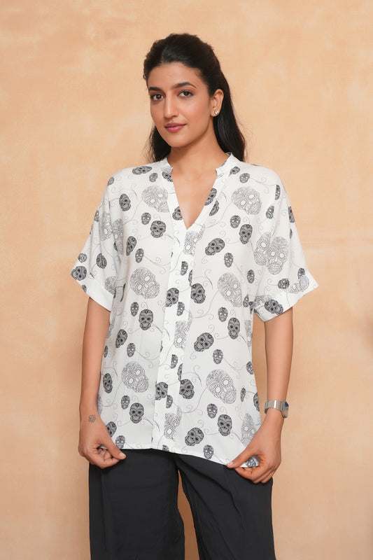 Women's Sleeveless Top – Tropical Casual Holiday Wear