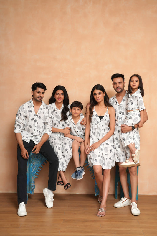 Group Matching Sets – Tropical Twinning Looks for Celebrations