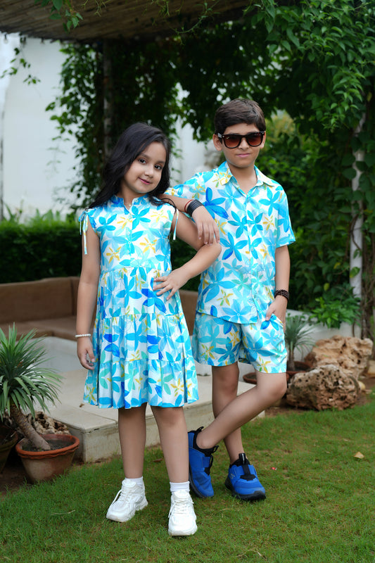 Brother Sister Matching Outfits – Kids Vacation Resort Wear