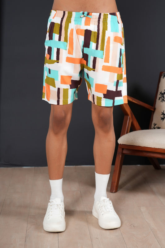 Men’s Printed Shorts – Lightweight Casual Summer Bottoms