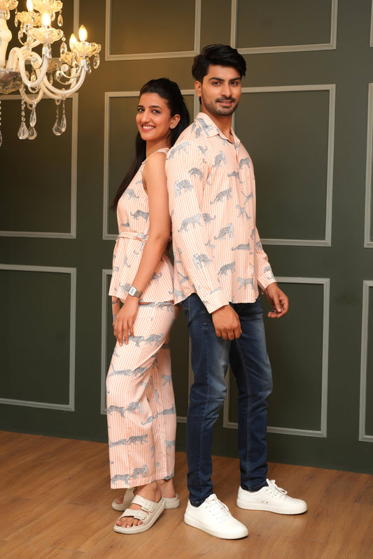 Printed Vacation Sets for Couples – Breathable & Coordinated Wear