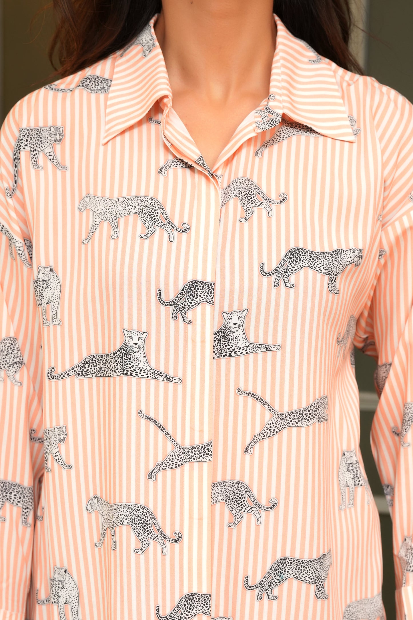 Full Sleeve Shirt for Women – Allover Printed Resort Fashion