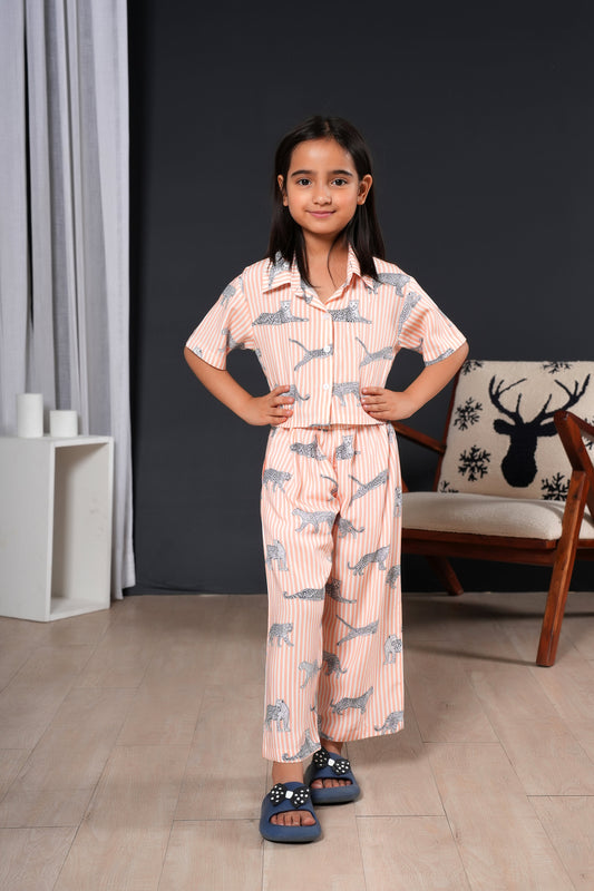 Girls' Tropical Co-Ord Set – Matching Summer Outfit for Holidays