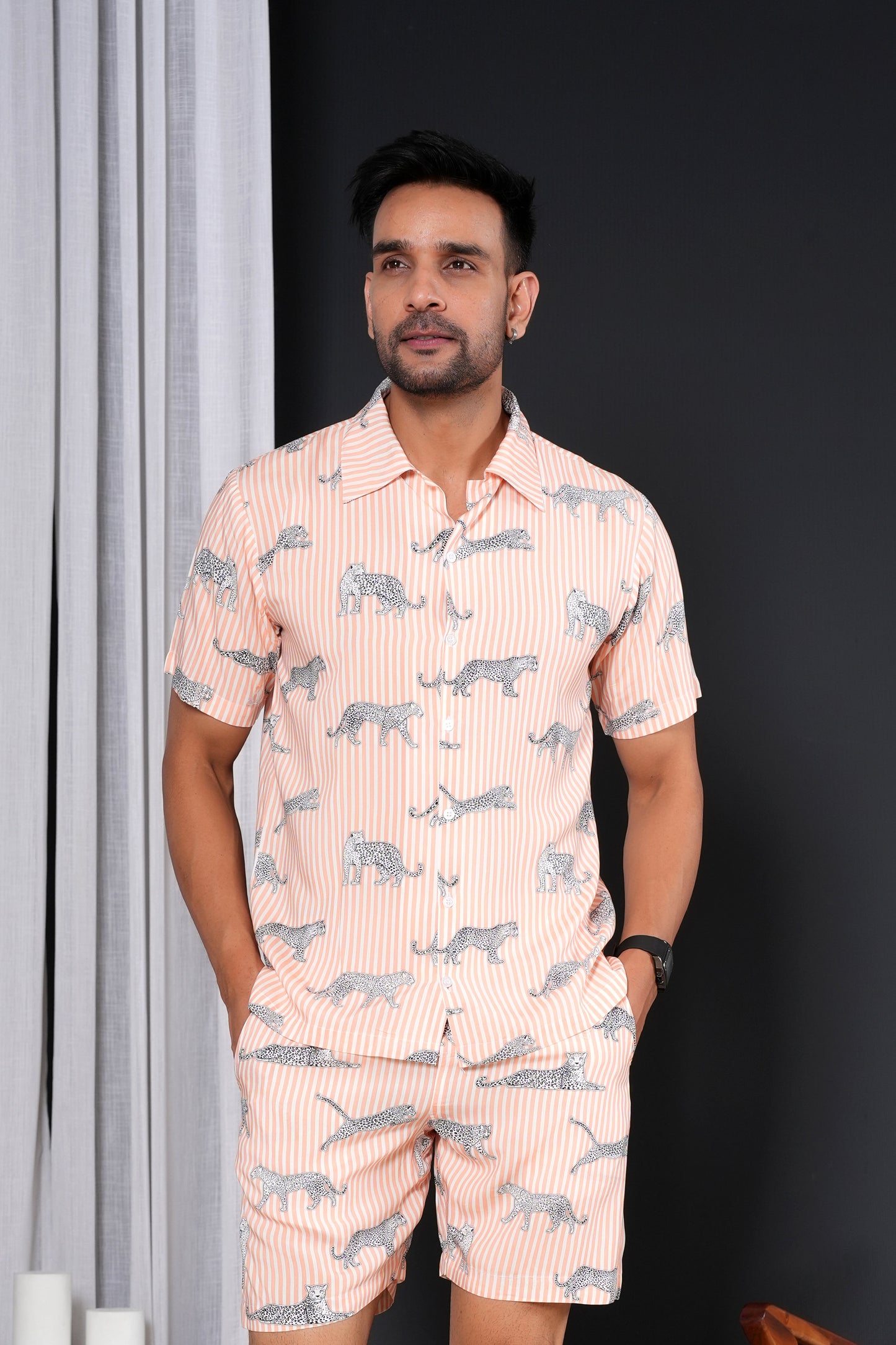 Short Sleeve Printed Shirt for Men – Summer Holiday Staple
