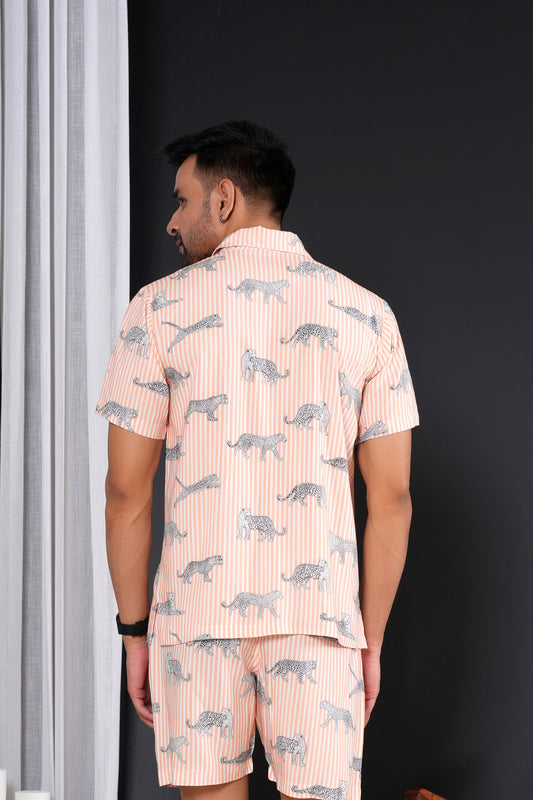 Short Sleeve Printed Shirt for Men – Summer Holiday Staple