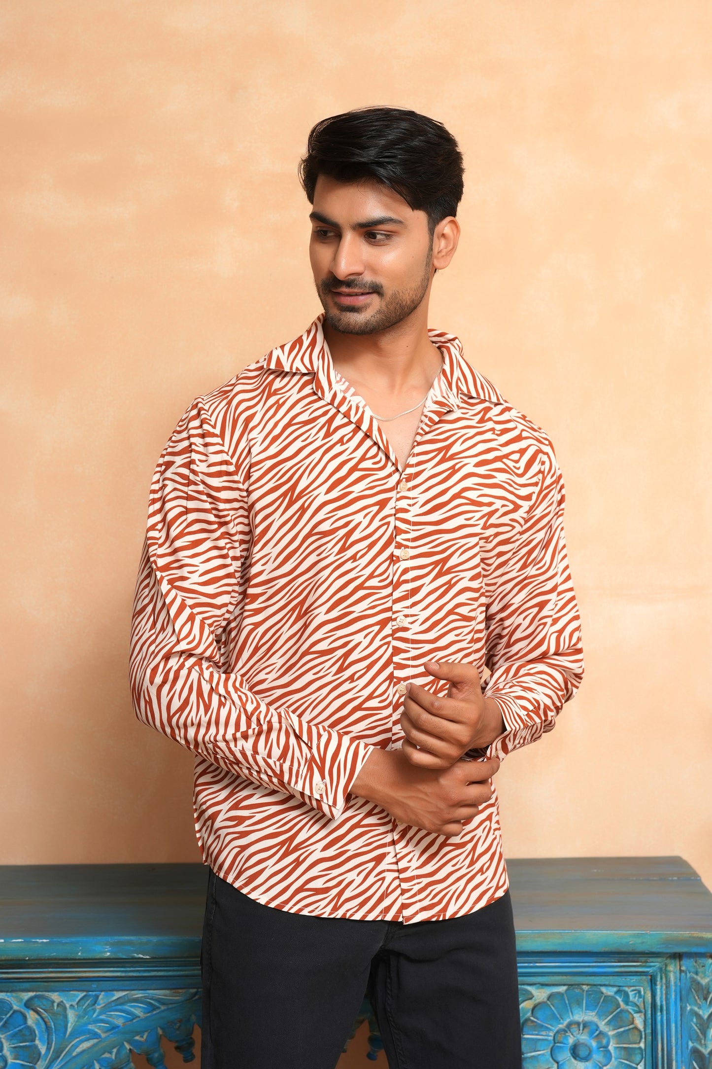 Full Sleeve Shirt for Men – Lightweight Tropical Cruise Style