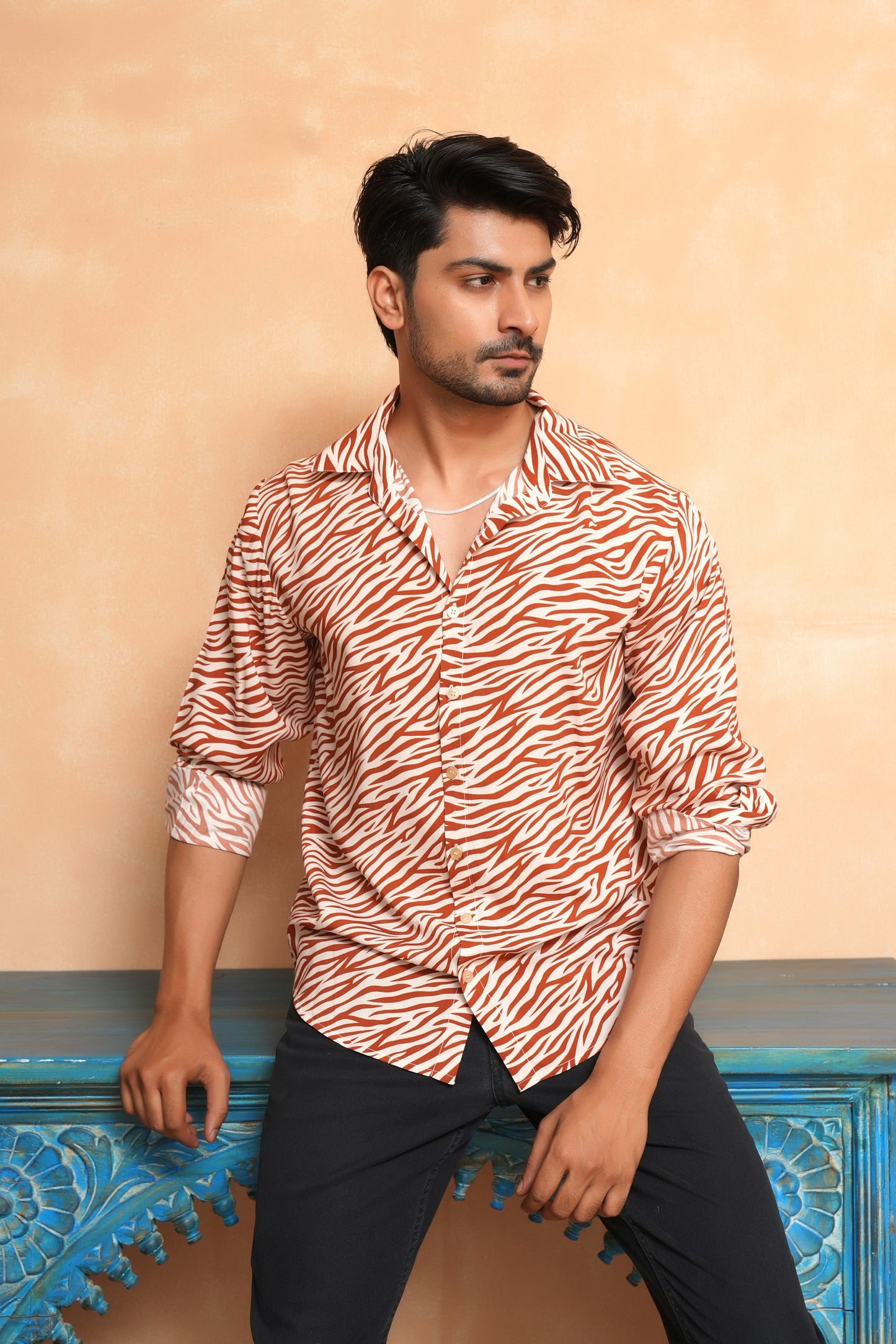 Full Sleeve Shirt for Men – Lightweight Tropical Cruise Style