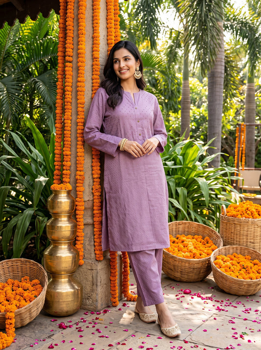 Women’s Cotton Kurta Set – Festive Ethnic Wear