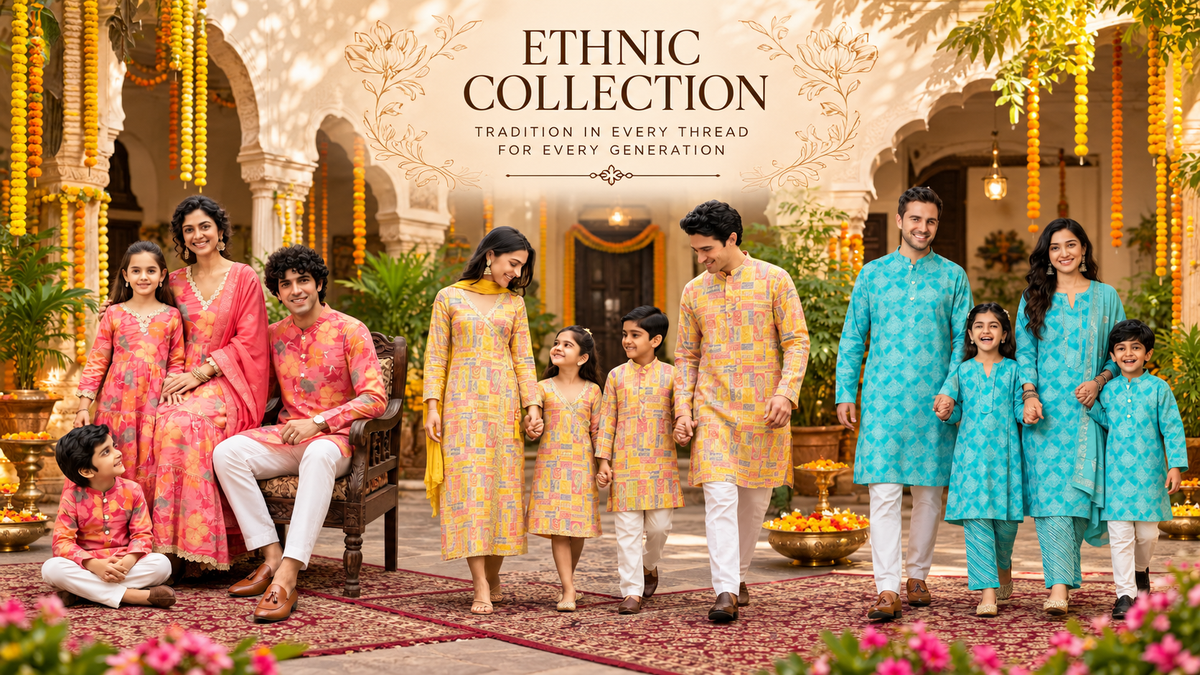 Couple Matching Ethnic Outfits