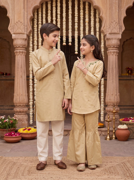 Brother & Sister Matching Outfits – Cotton Ethnic Wear