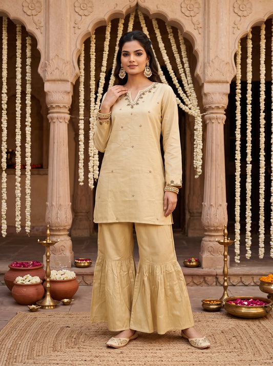 Women’s Cotton Co-Ord Set – Festive Wear