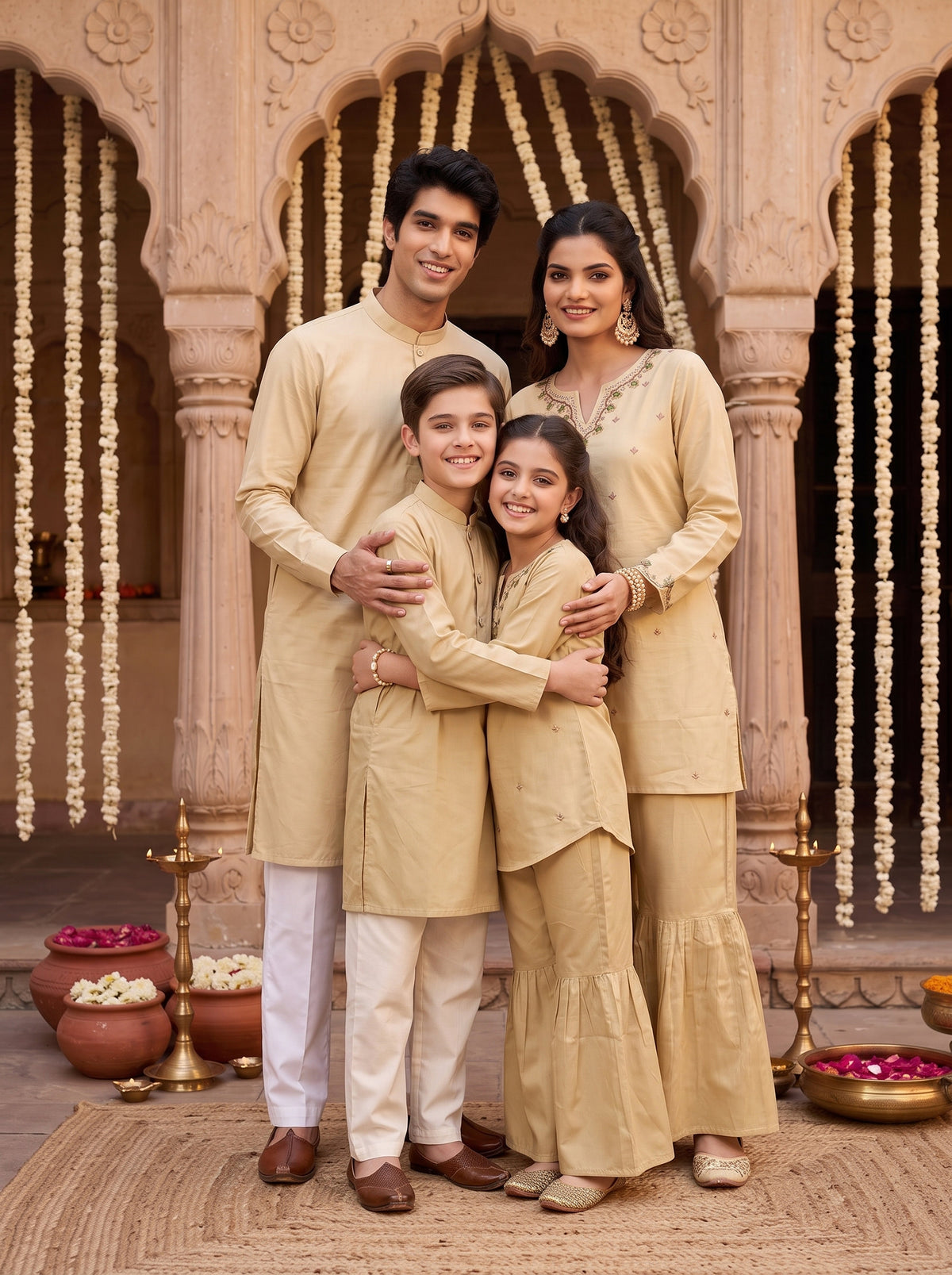 Family Matching Outfits – Cotton Ethnic Wear