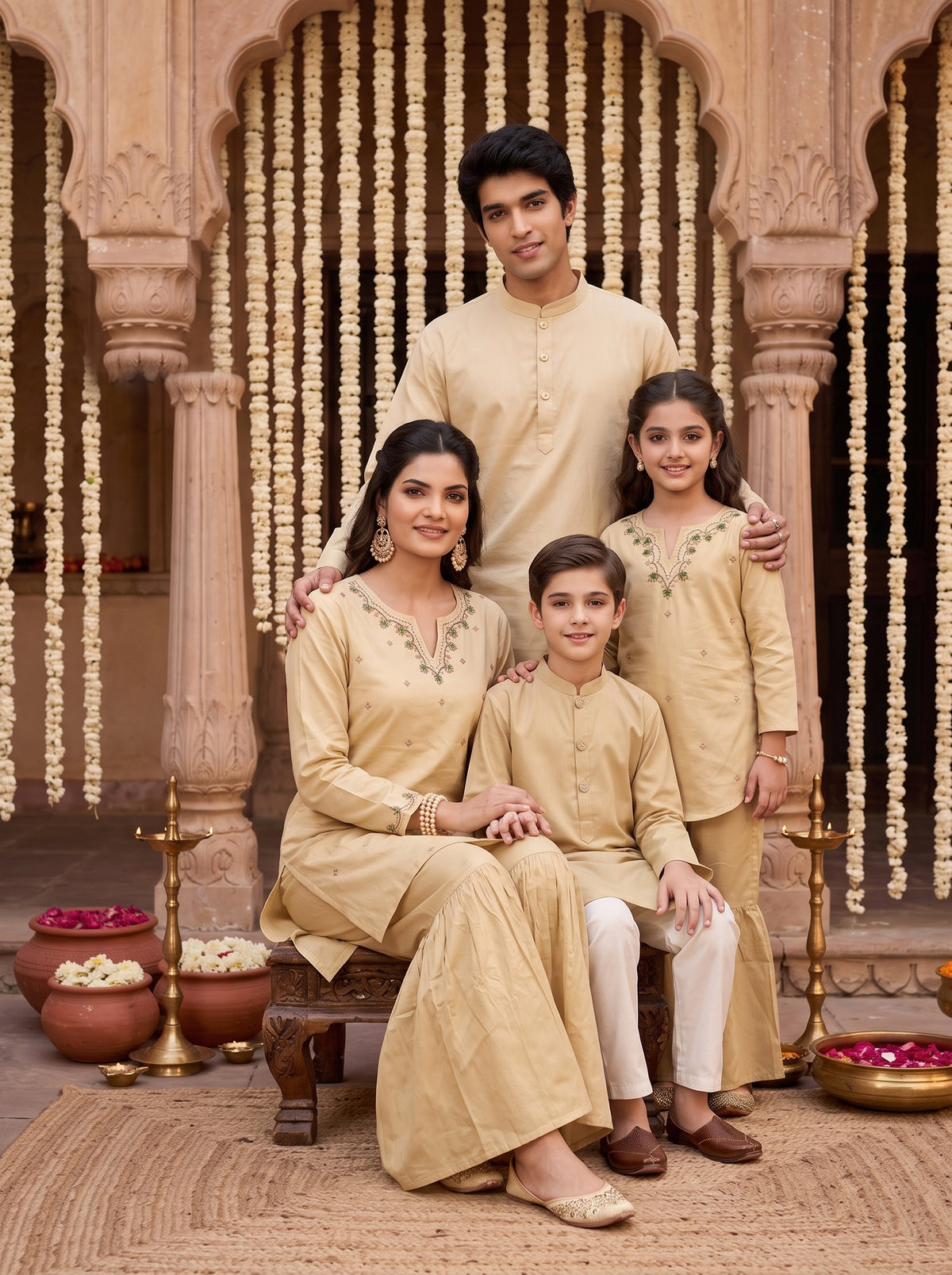 Family Matching Outfits – Cotton Ethnic Wear