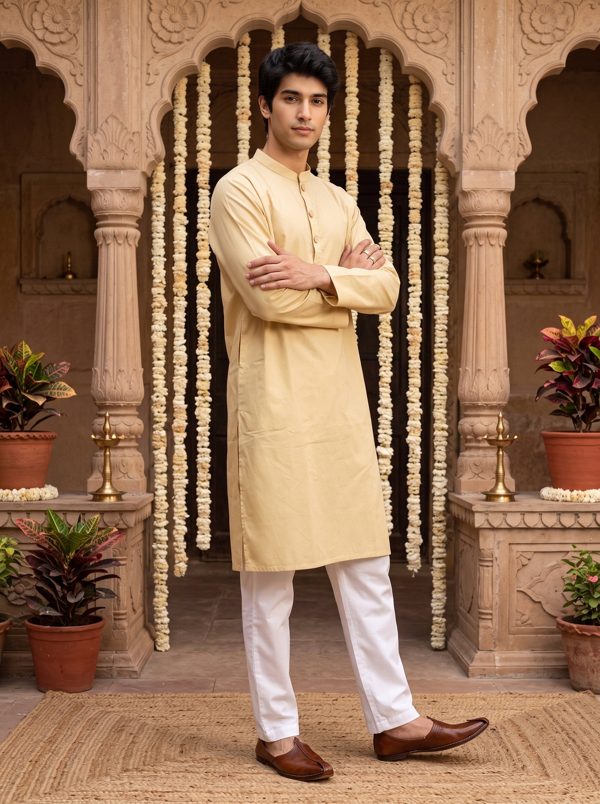 Men’s Cotton Kurta – Traditional Festive Wear