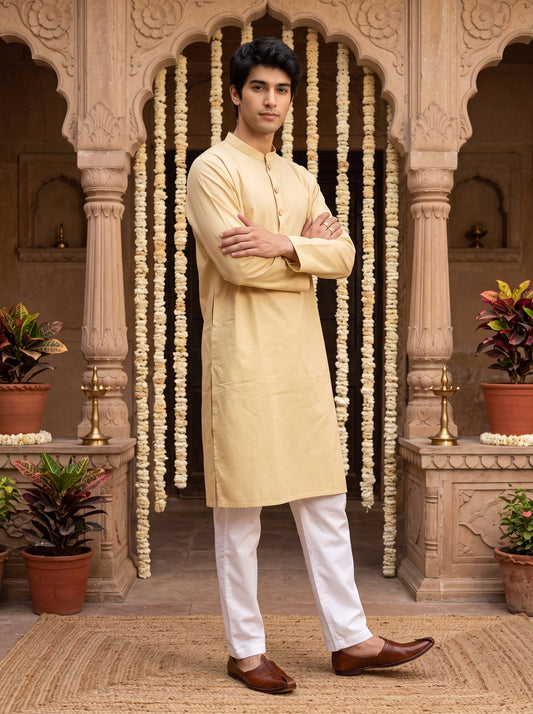 Men’s Cotton Kurta – Traditional Festive Wear