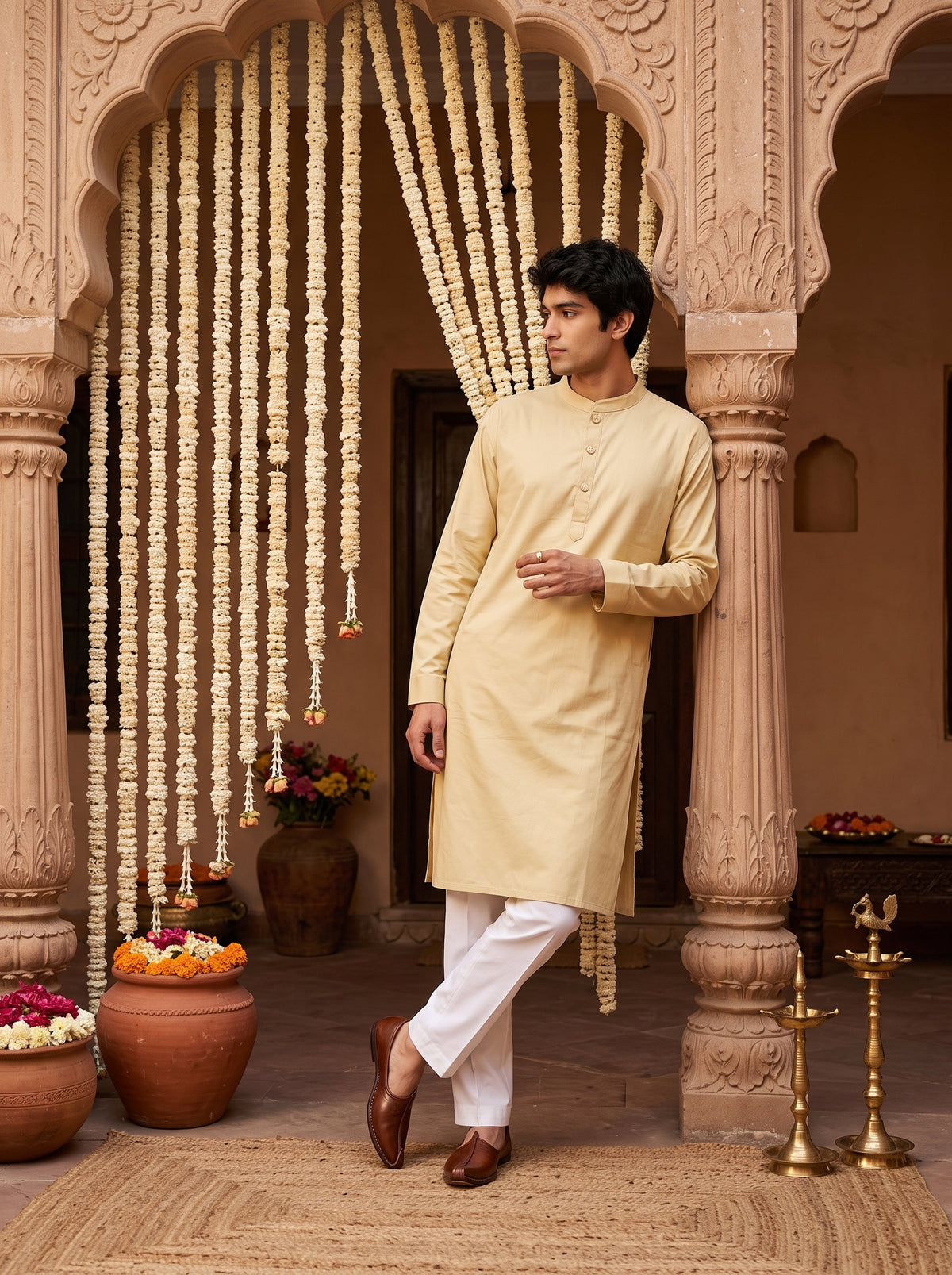 Men’s Cotton Kurta – Traditional Festive Wear