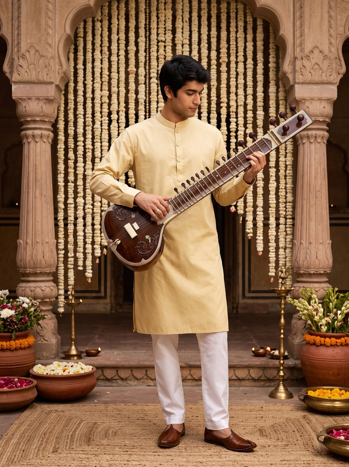 Men’s Cotton Kurta – Traditional Festive Wear