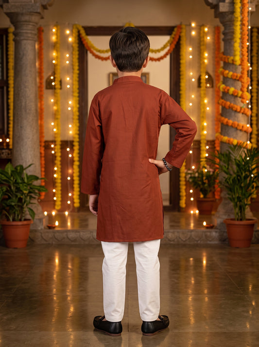 Boys Ethnic Kurta Pajama Set – Traditional Occasion Wear