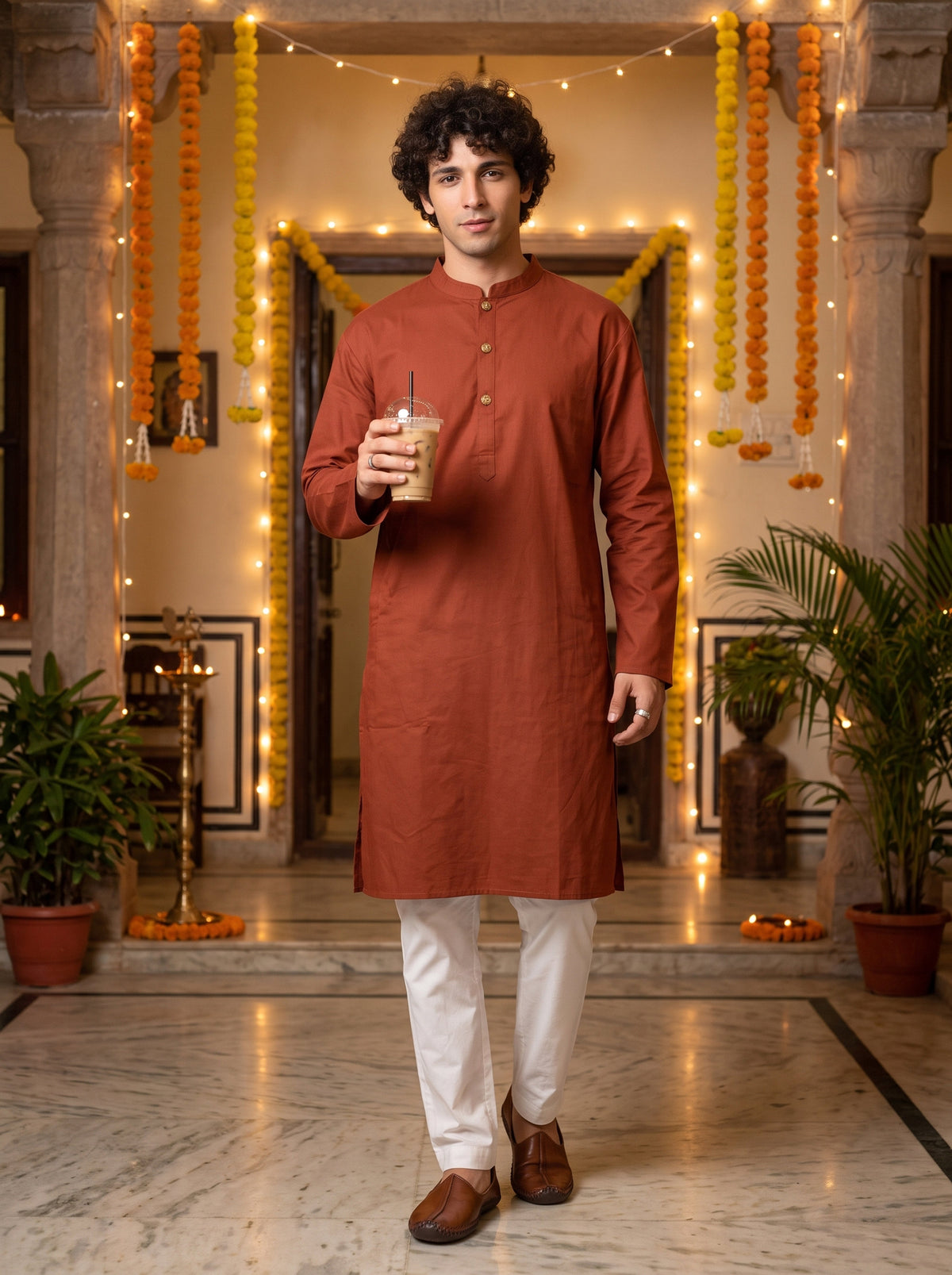 Men’s Cotton Kurta – Wedding & Celebration Wear