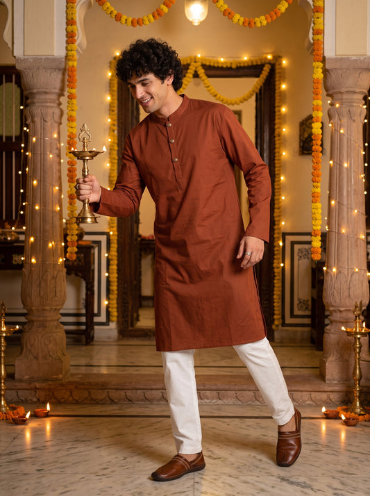 Men’s Cotton Kurta – Wedding & Celebration Wear