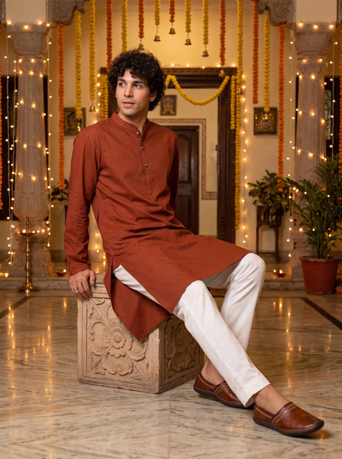 Men’s Cotton Kurta – Wedding & Celebration Wear