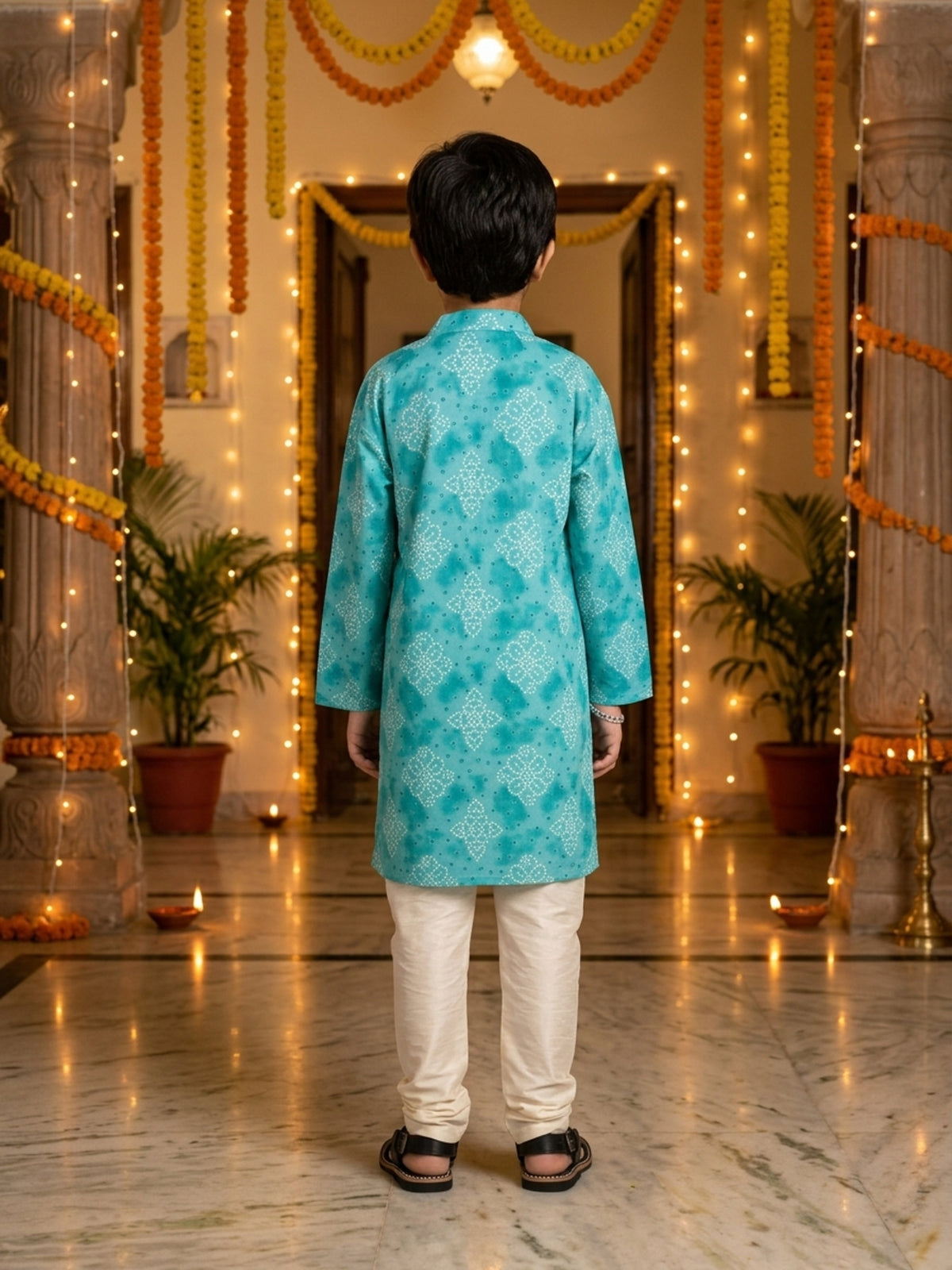 Boys Cotton Kurta Pajama Set – Festive Wear