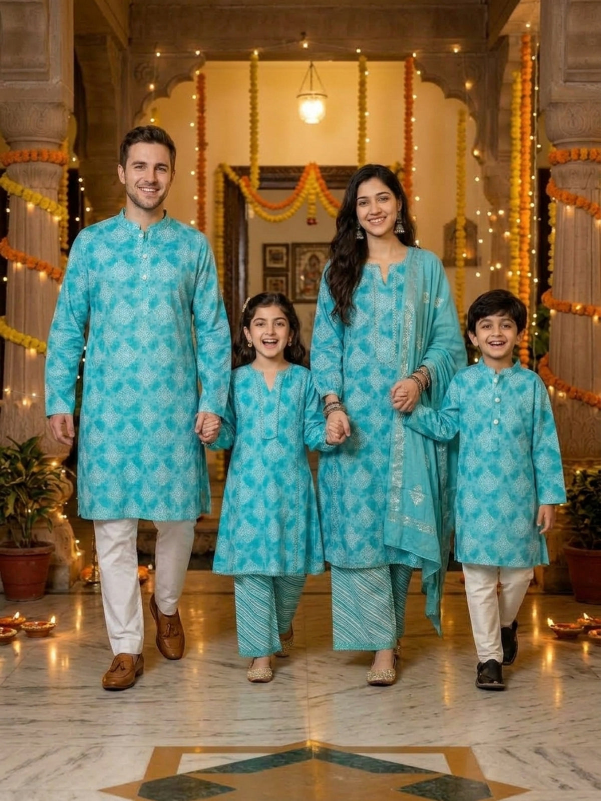 Family Matching Outfits – Cotton Ethnic Wear