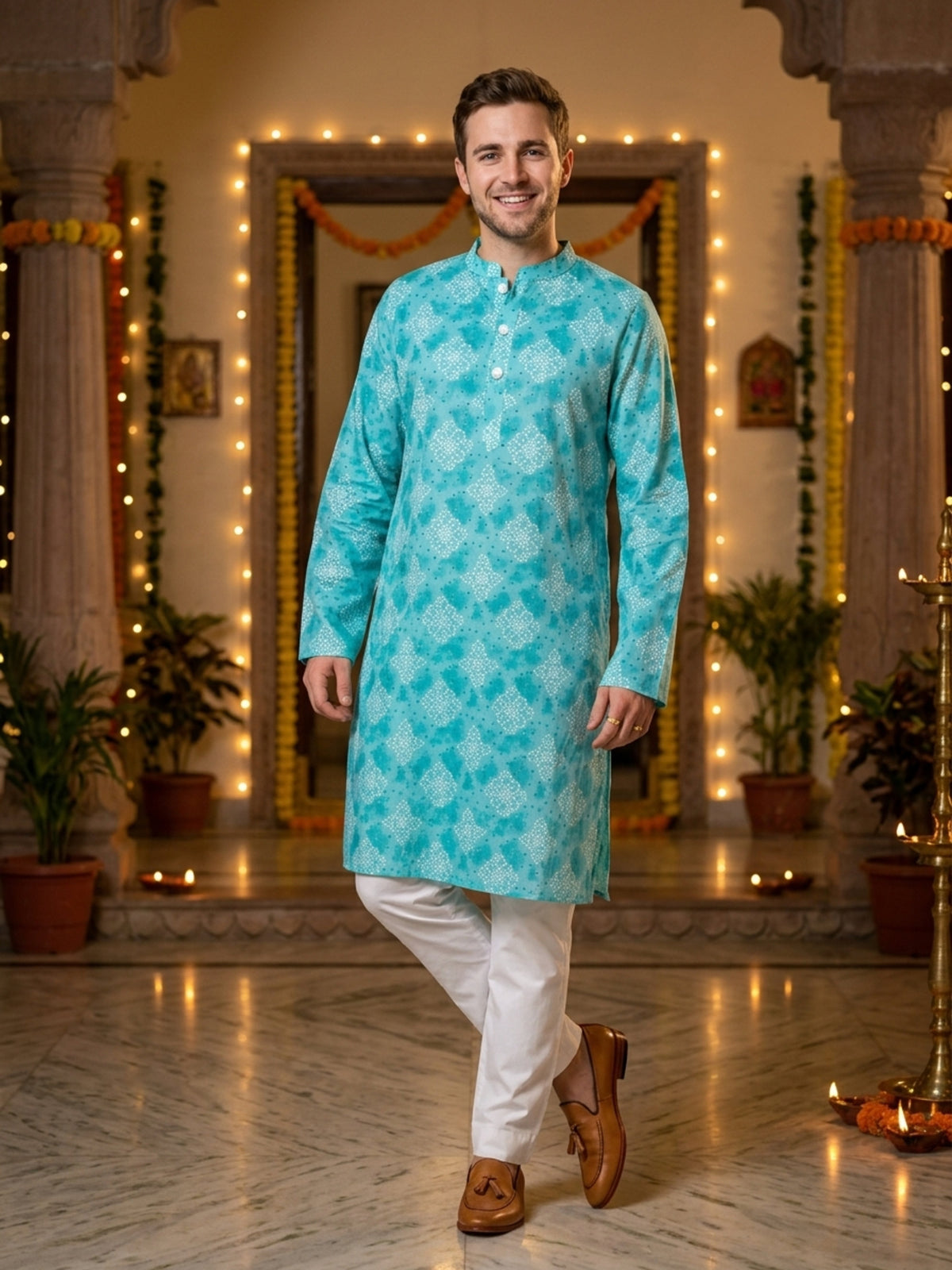 Men’s Cotton Kurta – Traditional Festive Wear