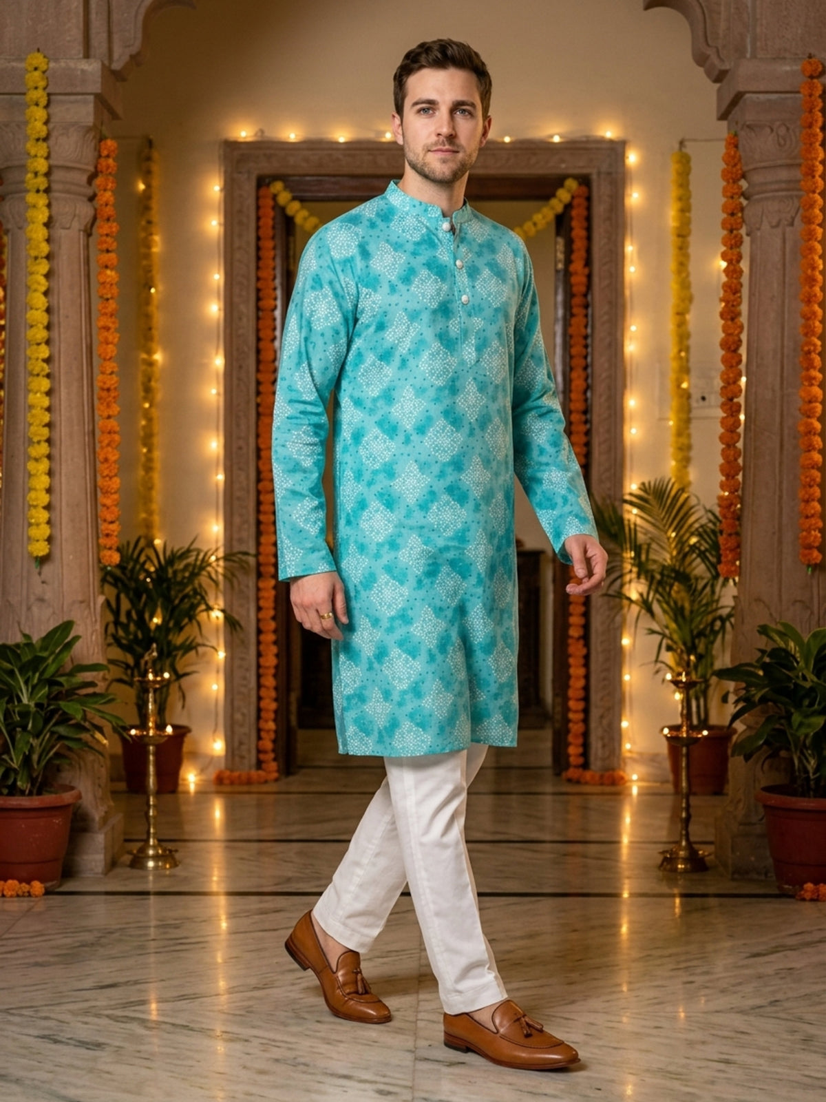 Men’s Cotton Kurta – Traditional Festive Wear