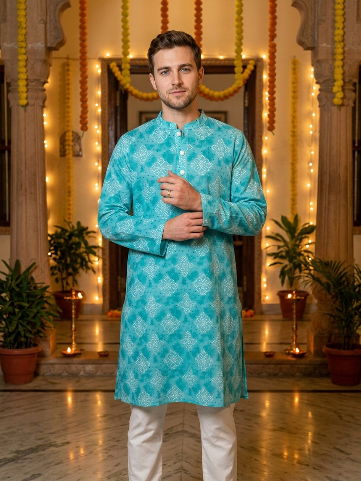 Men’s Cotton Kurta – Traditional Festive Wear