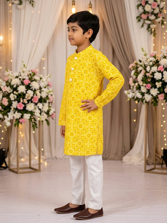 Boys Cotton Kurta Pajama – Festive Ethnic Wear