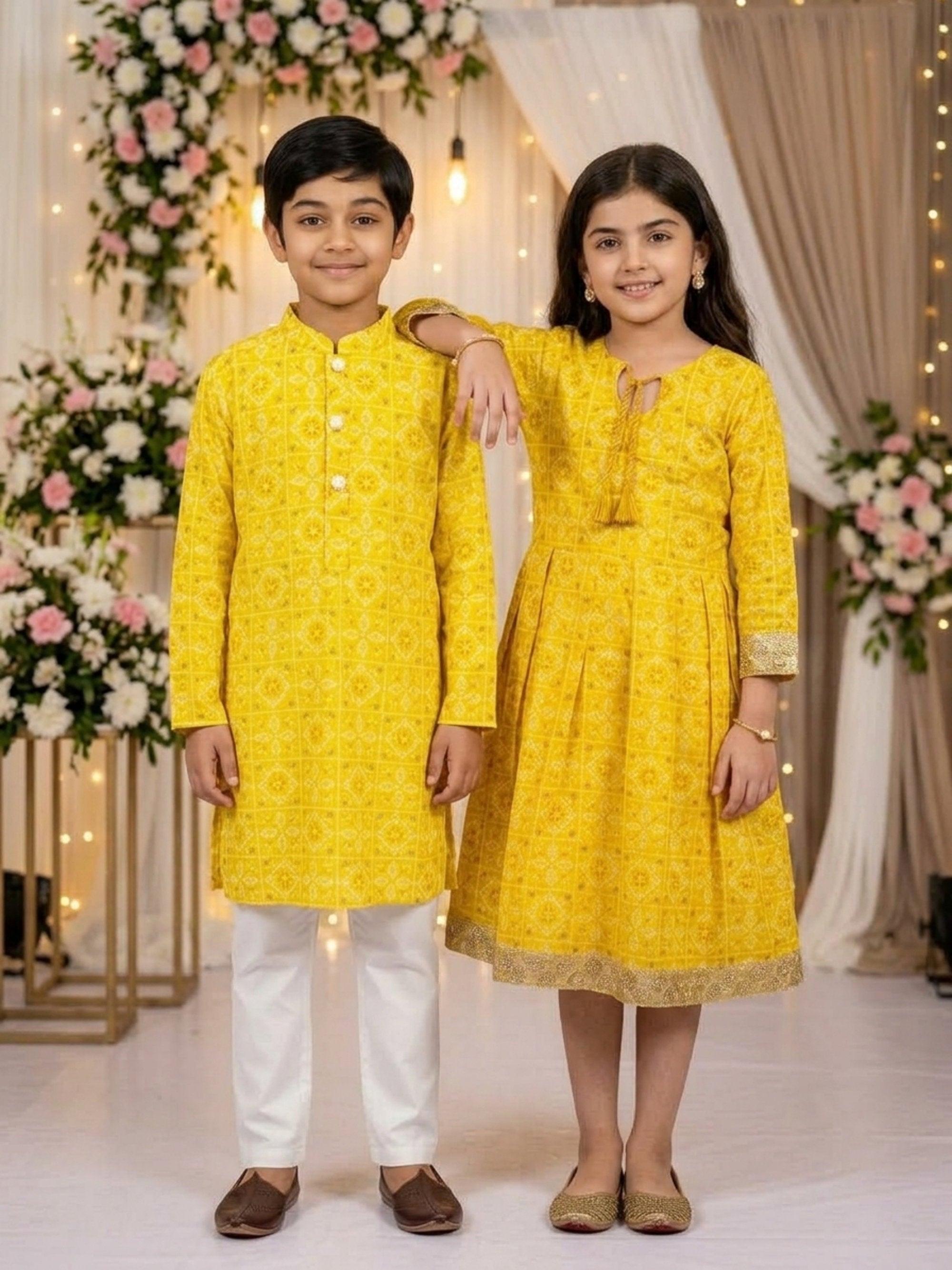 Brother & Sister Matching Outfits – Ethnic Cotton Wear