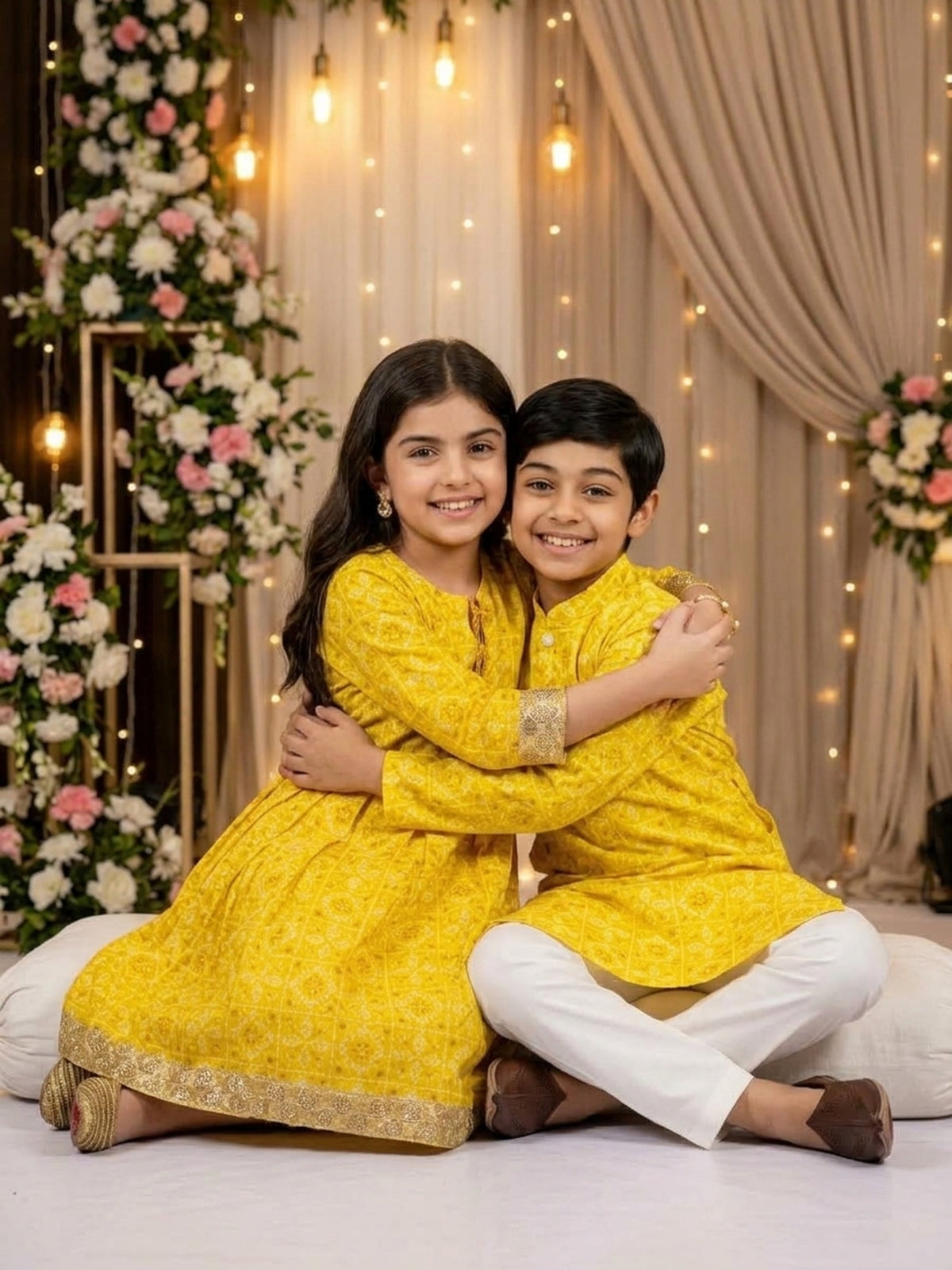 Brother & Sister Matching Outfits – Ethnic Cotton Wear
